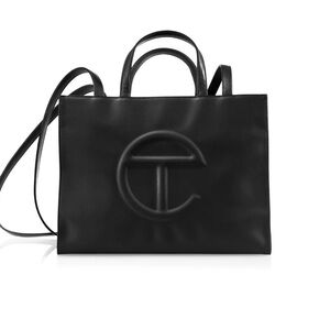 Telfar Medium Black Shopping Bag